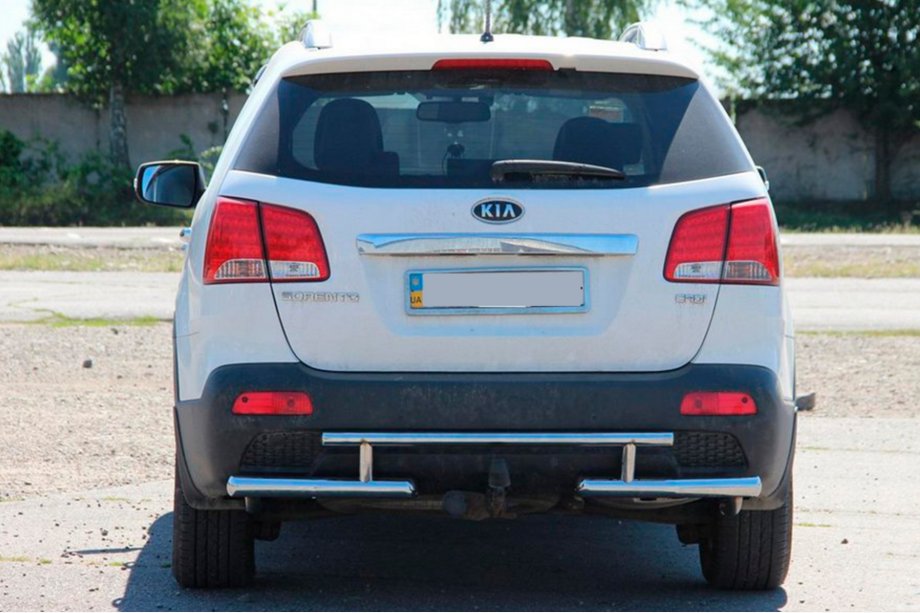 Kia Sorento II XM 2009–2014 Zadnji zaščitni lok AK002-2 (nerjaveče jeklo) Fotografija 3