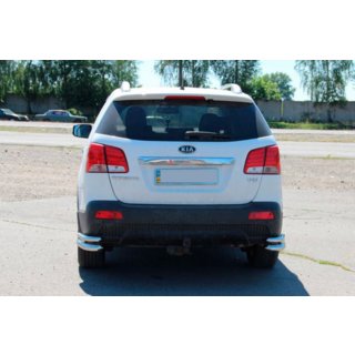 Zadnji dvojni vogalni ščitniki AK003-dvojni (nerj.) Kia Sorento II XM 2009–2014 fotografija 3