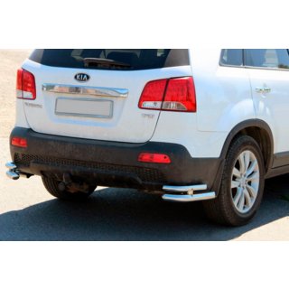 Zadnji dvojni vogalni ščitniki AK003-dvojni (nerj.) Kia Sorento II XM 2009–2014 fotografija 1