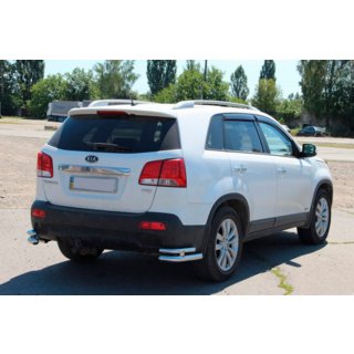 Zadnji dvojni vogalni ščitniki AK003-dvojni (nerj.) Kia Sorento II XM 2009–2014 fotografija 4