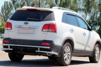 Kia Sorento II XM 2009–2014 Zadnji zaščitni lok AK003-2 (nerjavno jeklo) fotografija 1