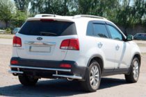 Kia Sorento II XM 2009–2014 Zadnji zaščitni lok AK003-2 (nerjavno jeklo) fotografija 4