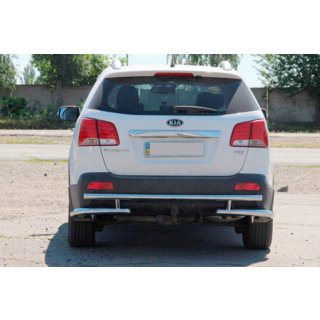 Zadnji zaščitni lok AK003-2 (nerjavno jeklo) Kia Sorento II XM 2009–2014 fotografija 2