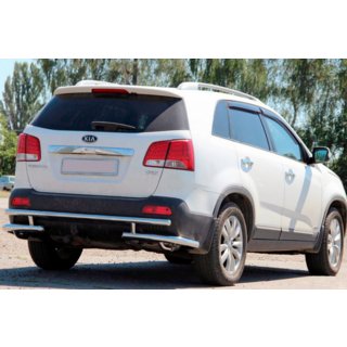 Zadnji zaščitni lok AK003-2 (nerjavno jeklo) Kia Sorento II XM 2009–2014 fotografija 1
