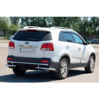 Zadnji zaščitni lok AK003-2 (nerjavno jeklo) Kia Sorento II XM 2009–2014 fotografija 4