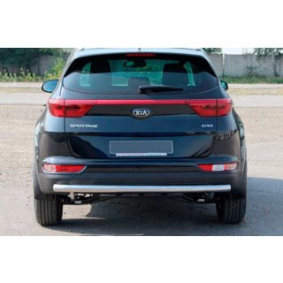 Zadnji zaščitni lok AK002 (nerjaveče jeklo) Kia Sportage 2015–2021 fotografija 1