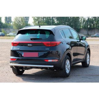 Zadnji zaščitni lok AK002 (nerjaveče jeklo) Kia Sportage 2015–2021 fotografija 2