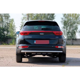 Zadnji zaščitni lok AK002 (nerjaveče jeklo) Kia Sportage 2015–2021 fotografija 4