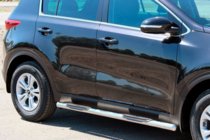 Kia Sportage 2015–2021 Stranske cevi BB002 (2 kosa, inox) fotografija 4