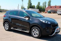Kia Sportage 2015–2021 Stranske cevi BB002 (2 kosa, inox) fotografija 3