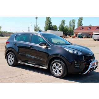 Stranske cevi BB002 (2 kosa, inox) Kia Sportage 2015–2021 fotografija 3