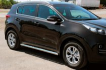 Kia Sportage 2015–2021 Stranske cevi BB001 (2 kos, nerjavno jeklo) fotografija 1