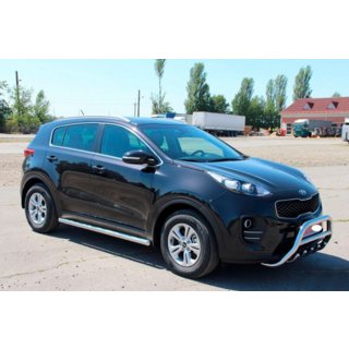 Stranske cevi BB001 (2 kos, nerjavno jeklo) Kia Sportage 2015–2021 fotografija 4
