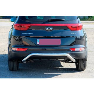 Zadnji zaščitni lok AK007 (nerjaveče jeklo) Kia Sportage 2015–2021 fotografija 2
