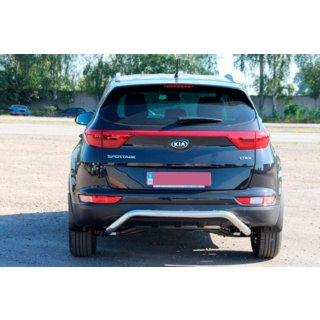 Zadnji zaščitni lok AK007 (nerjaveče jeklo) Kia Sportage 2015–2021 fotografija 4