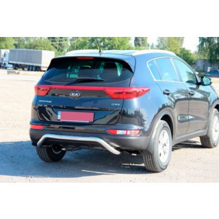 Zadnji zaščitni lok AK007 (nerjaveče jeklo) Kia Sportage 2015–2021 fotografija 3