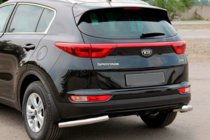 Kia Sportage 2015–2021 Zadnja zaščitna vogala AK003 (nerjavno jeklo) fotografija 1
