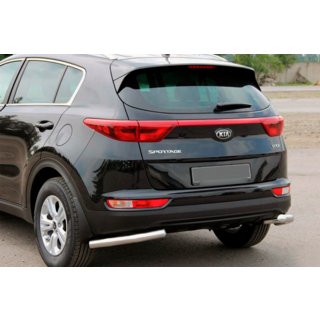 Zadnja zaščitna vogala AK003 (nerjavno jeklo) Kia Sportage 2015–2021 fotografija 1