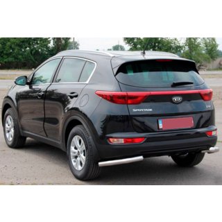 Zadnja zaščitna vogala AK003 (nerjavno jeklo) Kia Sportage 2015–2021 fotografija 3