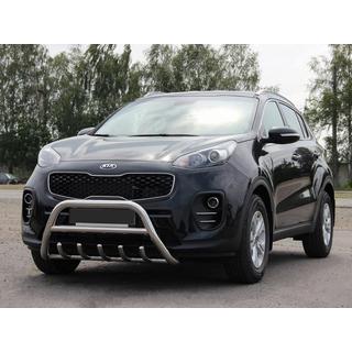 Prednji zaščitni lok WT003 (nerjaveče jeklo) Kia Sportage 2015–2021 fotografija 1
