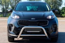 Kia Sportage 2015–2021 Sprednji zaščitni lok (bull bar) WT006 (nerjaveče jeklo) fotografija 1