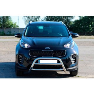 Kenguru zaščitni lok WT023 (nerjavno jeklo) Kia Sportage 2015–2021 fotografija 2