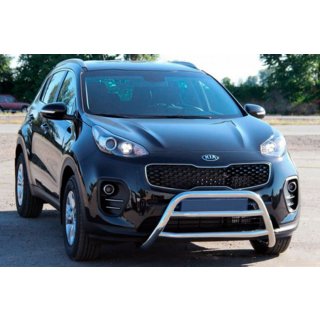 Kenguru zaščitni lok WT023 (nerjavno jeklo) Kia Sportage 2015–2021 fotografija 1