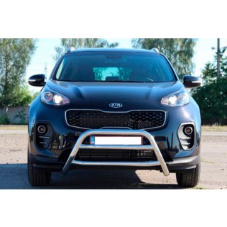 Kenguru zaščitni lok WT023 (nerjavno jeklo) Kia Sportage 2015–2021 fotografija 4