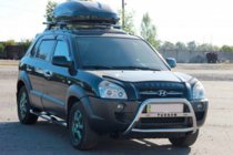 Hyundai Tucson JM 2004– Sprednji zaščitni lok WT025 (nerjaveče jeklo) fotografija 3