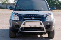 Hyundai Tucson JM 2004– Sprednji zaščitni lok WT025 (nerjaveče jeklo) fotografija 1