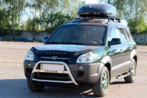 Hyundai Tucson JM 2004– Sprednji zaščitni lok WT025 (nerjaveče jeklo) fotografija 2