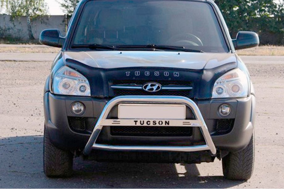 Hyundai Tucson JM 2004– Sprednji zaščitni lok WT025 (nerjaveče jeklo) Image