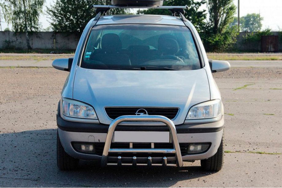 Opel Zafira A 1998–2005 Prednji zaščitni lok QT006 (nerjaveče jeklo) Image