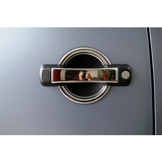 Kromirane obloge kljuk vrat (4 kosi, nerjavno jeklo) Fiat Doblo I 2005–2010 fotografija 1