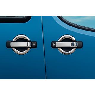 Kromirane obloge kljuk vrat (4 kosi, nerjavno jeklo) Fiat Doblo I 2005–2010 fotografija 2