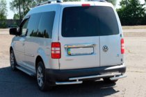 Volkswagen Caddy 2004–2010 Zadnji zaščitni lok AK003-2 (2 kos, nerjaveče jeklo) fotografija 4