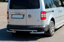 Volkswagen Caddy 2004–2010 Zadnji zaščitni lok AK003-2 (2 kos, nerjaveče jeklo) fotografija 1