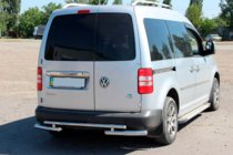 Volkswagen Caddy 2004–2010 Zadnji zaščitni lok AK003-2 (2 kos, nerjaveče jeklo) fotografija 2