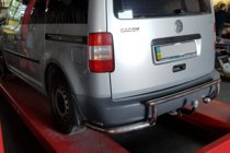 Volkswagen Caddy 2004–2010 Zadnji zaščitni lok AK003-3 (2 kos, nerjaveče jeklo) fotografija 1