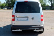 Volkswagen Caddy 2010–2015 Zadnji zaščitni lok AK003-2 (2 kos, nerjaveče jeklo) fotografija 3