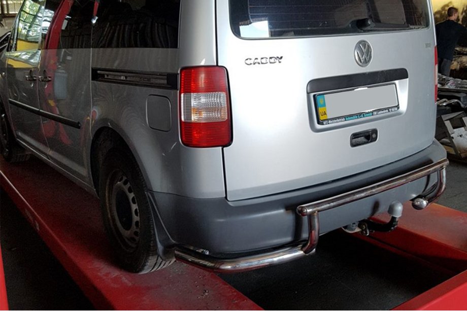 Volkswagen Caddy 2010–2015 Zadnji zaščitni lok AK003-3 (2 kos, nerjaveče jeklo) Image