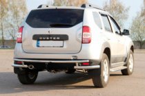 Renault Duster 2008–2017 Zadnji zaščitni lok AK005-Special (nerjaveče jeklo) fotografija 3