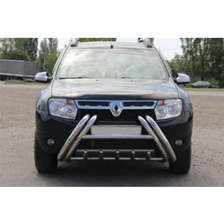 Sprednji zaščitni lok (bull bar) Kelebek WT011 (nerjaveče jeklo) Renault Duster 2008–2017 fotografija 3
