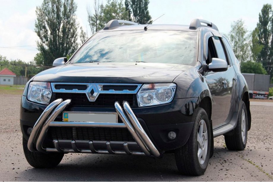 Renault Duster 2008–2017 Sprednji zaščitni lok (bull bar) Kelebek WT011 (nerjaveče jeklo) Fotografija 2