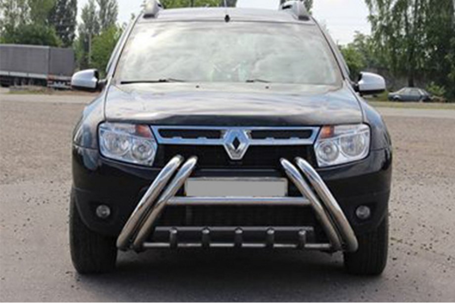 Renault Duster 2008–2017 Sprednji zaščitni lok (bull bar) Kelebek WT011 (nerjaveče jeklo) Fotografija 3