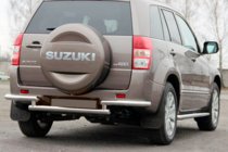 Suzuki Grand Vitara 2005–2017 Zadnji zaščitni lok AK003-2 (nerjavno jeklo) fotografija 3