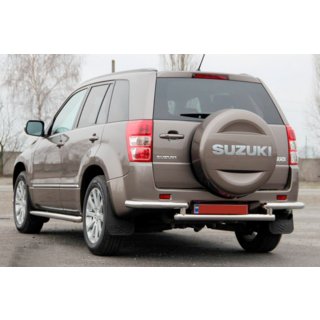 Zadnji zaščitni lok AK003-2 (nerjavno jeklo) Suzuki Grand Vitara 2005–2017 fotografija 1