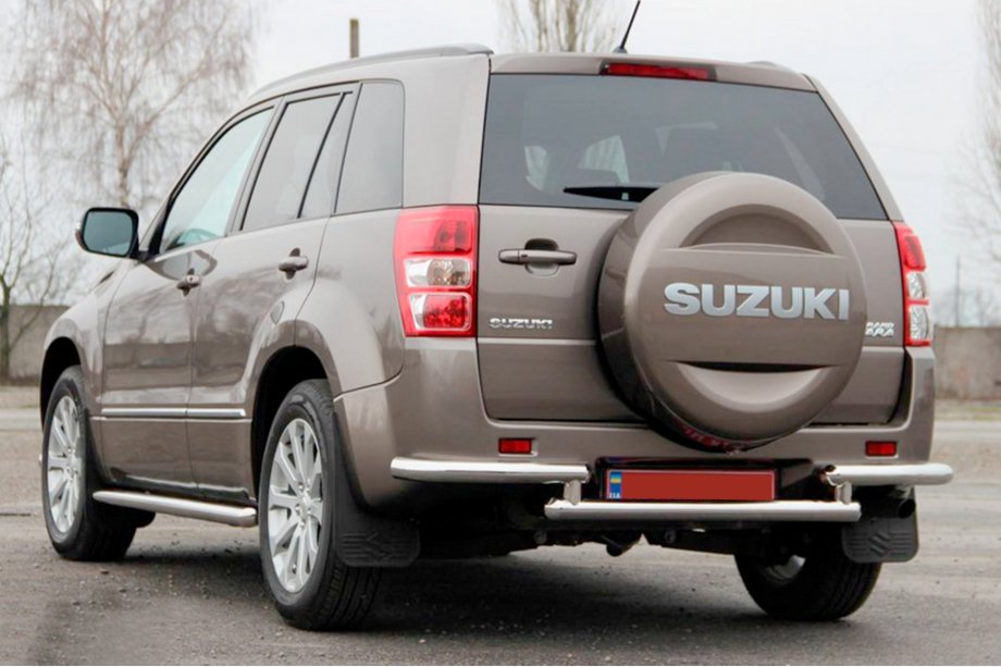 Suzuki Grand Vitara 2005–2017 Zadnji zaščitni lok AK003-2 (nerjavno jeklo) Image