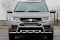 Suzuki Grand Vitara 2005–2017 Sprednji zaščitni lok ST-WT-15 (nerjavno jeklo) fotografija 1