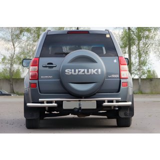 Zadnji zaščitni lok AK005-3 (nerjaveče jeklo) Suzuki Grand Vitara 2005–2017 fotografija 2